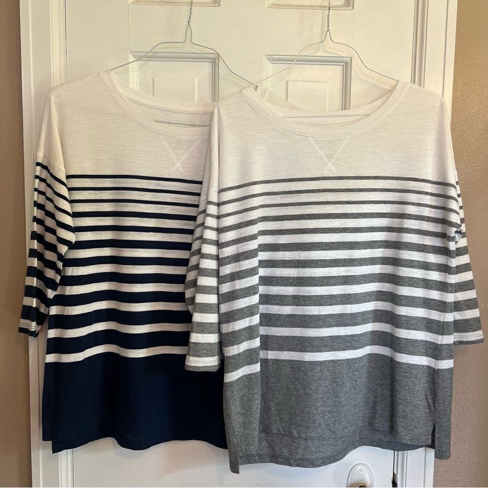 Bundle of 2 Sonoma Striped Tops